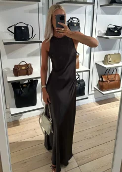 Celinie Heavy Sateen Dress