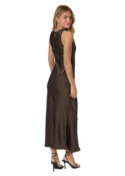 Celinie Heavy Sateen Dress