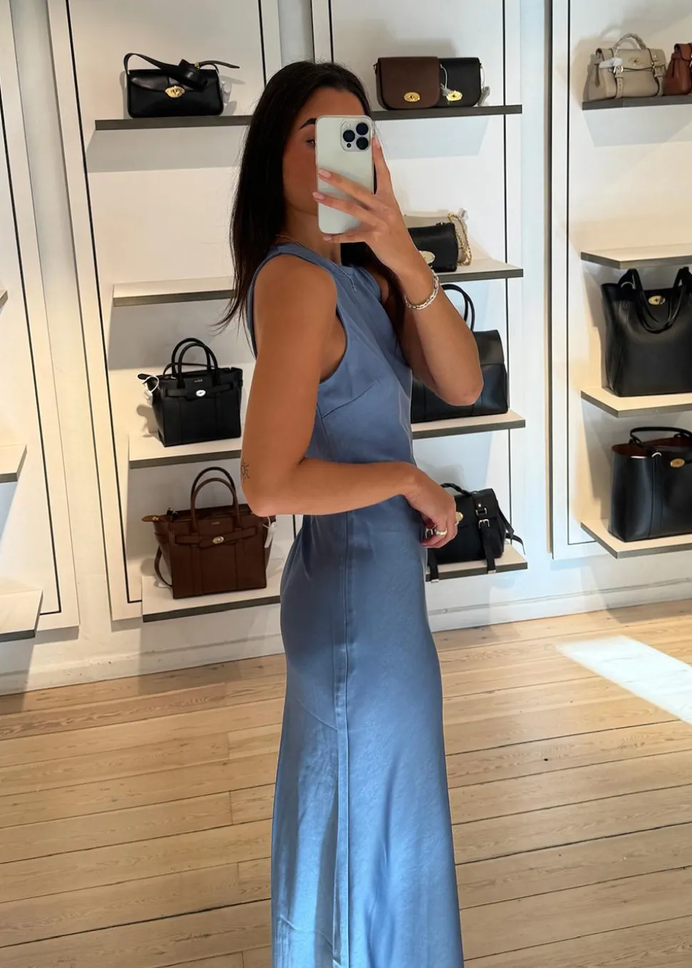 Celinie Heavy Sateen Dress