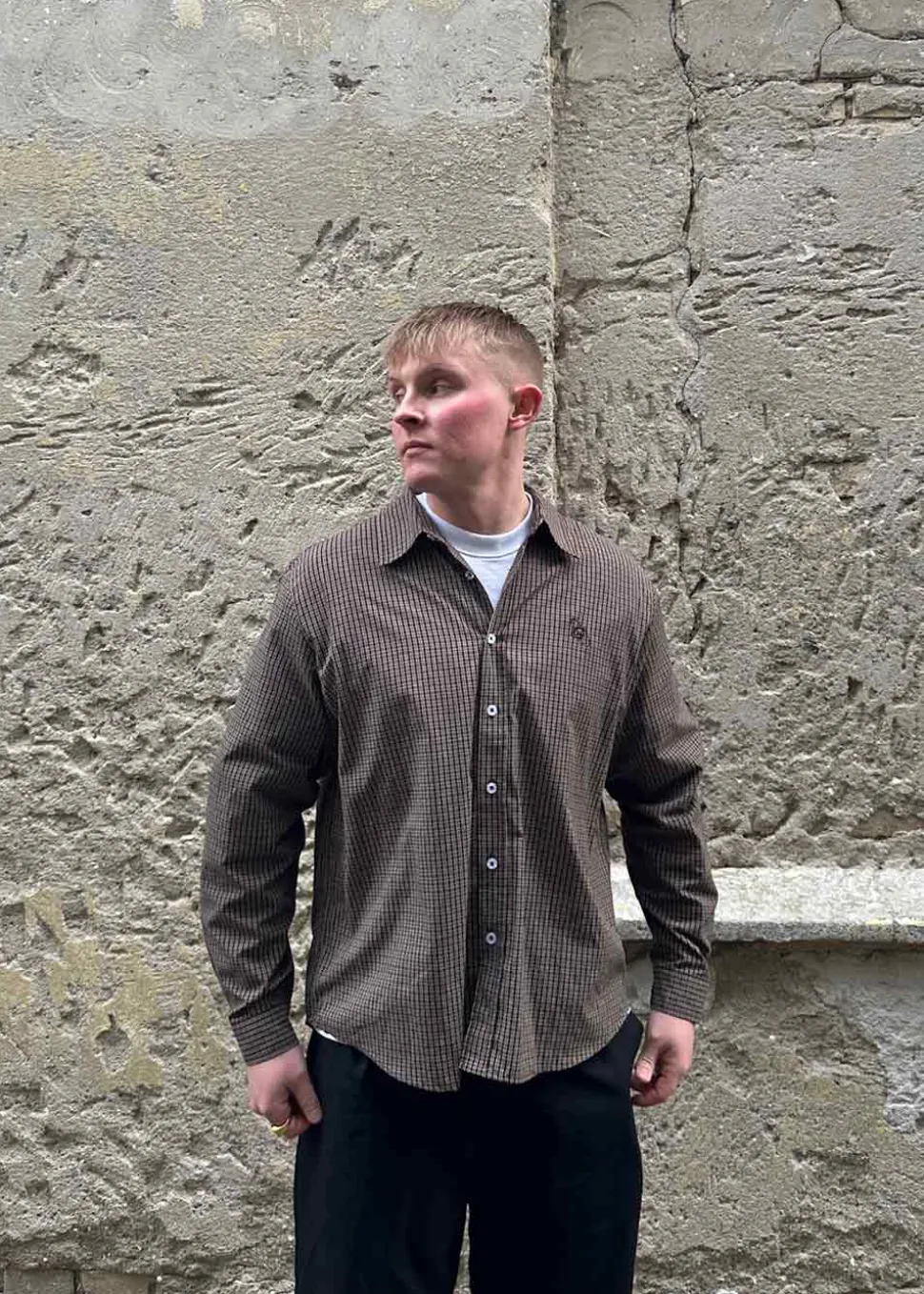 Checkered Shirt 'Brown'