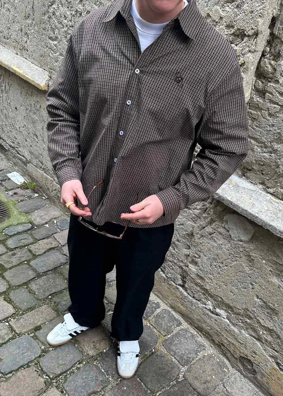 Checkered Shirt 'Brown'