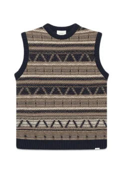 CONE JACQUARD VEST