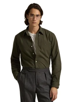 Custom Fit Brushed Flannel Shirt