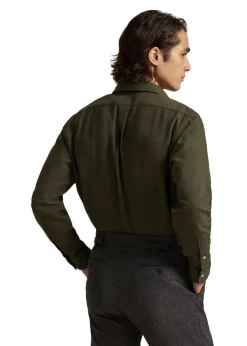 Custom Fit Brushed Flannel Shirt