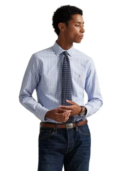 Custom Fit Striped Oxford Shirt