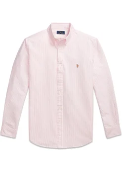 Custom Fit Striped Oxford Shirt