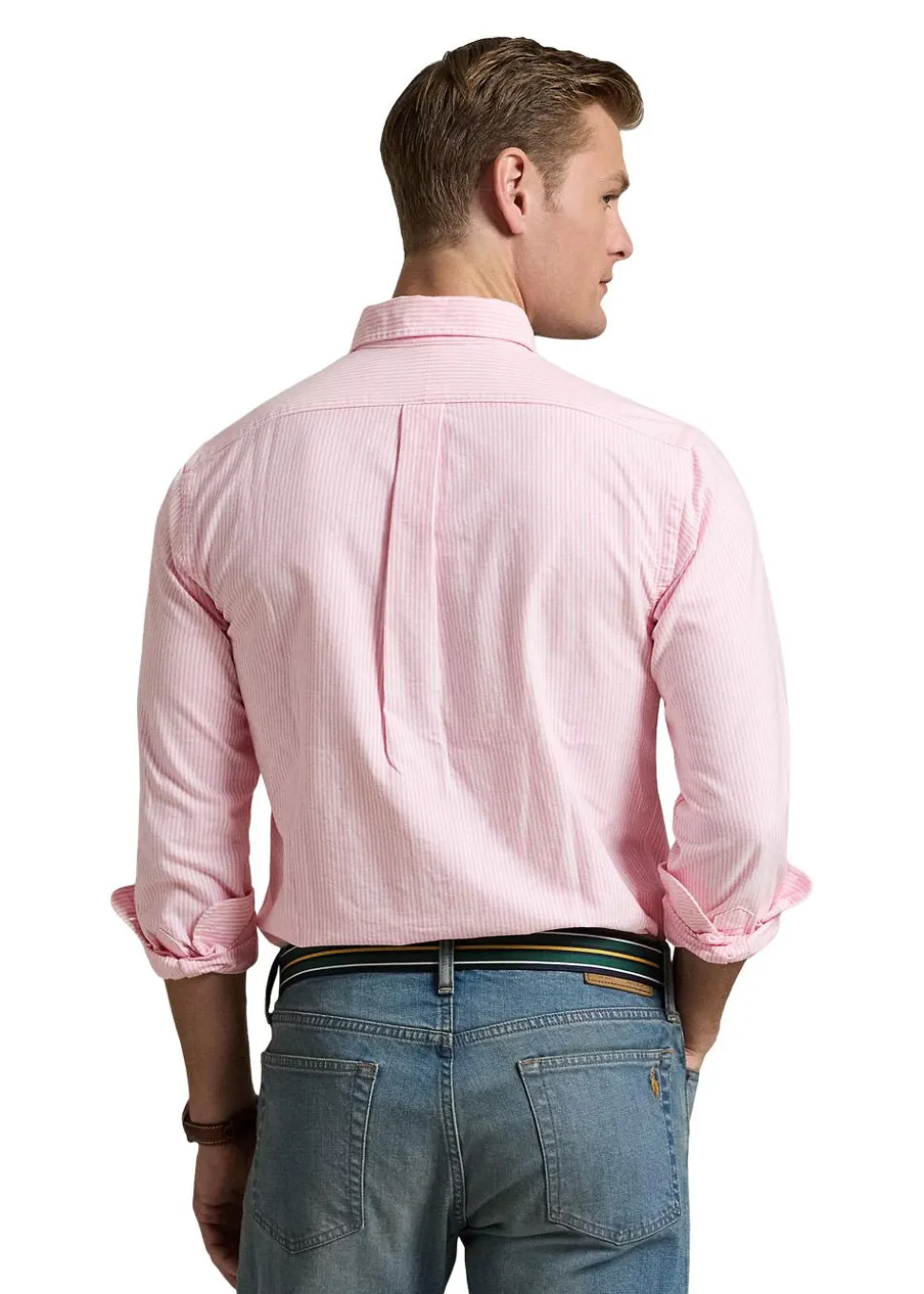 Custom Fit Striped Oxford Shirt