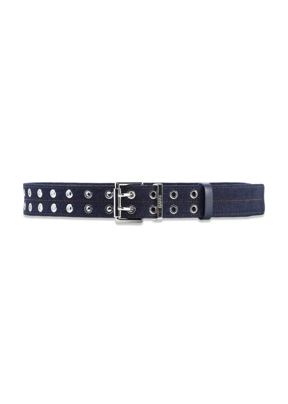 Double Eyelet Belt Denim
