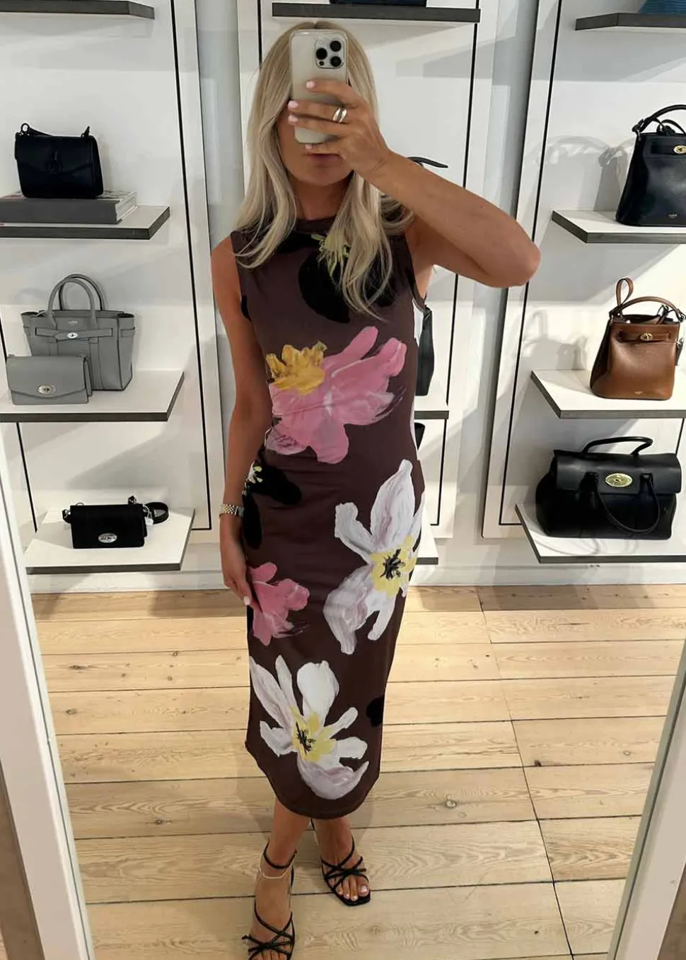 ELASTIC TANK CREWNECK DRESS