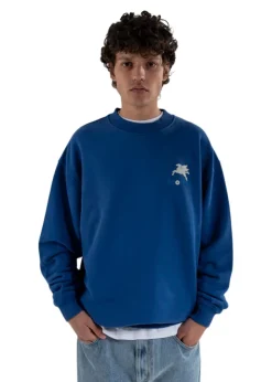 550G PREMIUM BLUE CREWNECK