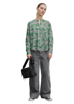 Grey Stripe Denim Krauer Jeans