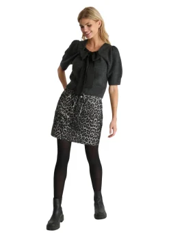 Henrietta Leopard Skirt