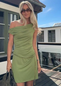 HimaMD off-shoulder dress