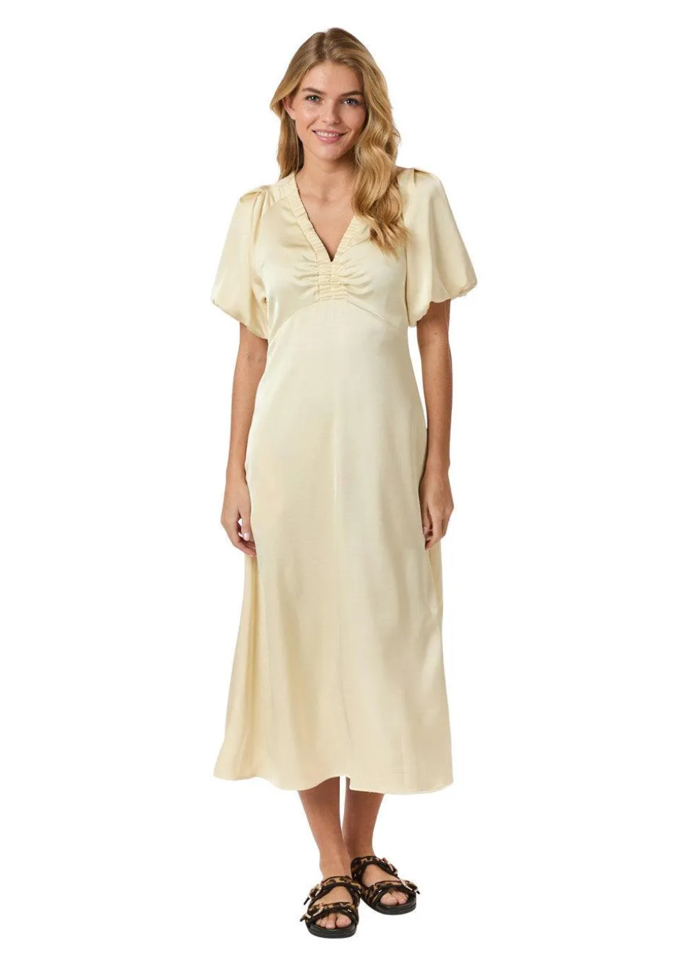 Illana Heavy Sateen Dress