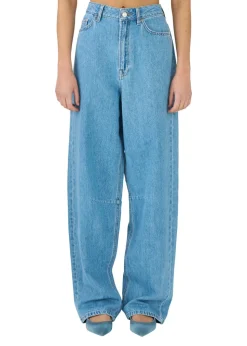 Janice Slung Jeans Wash Mid Blue