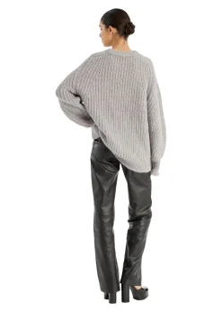 KNITTED LOGO SWEATER