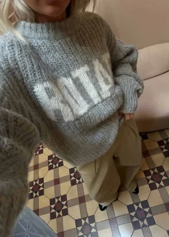 Knitted Logo Sweater
