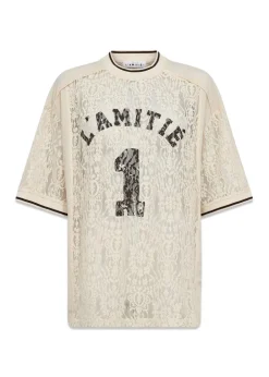 Lace Football Tee