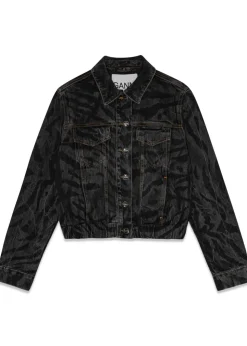 Lazer Denim Bomber Jacket