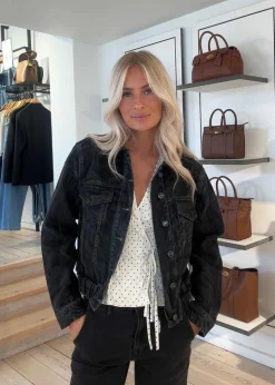 Lazer Denim Bomber Jacket