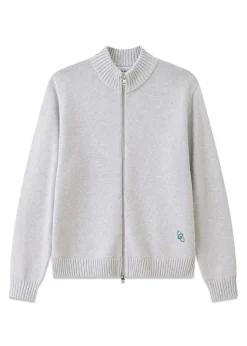 Logo Zip Knit