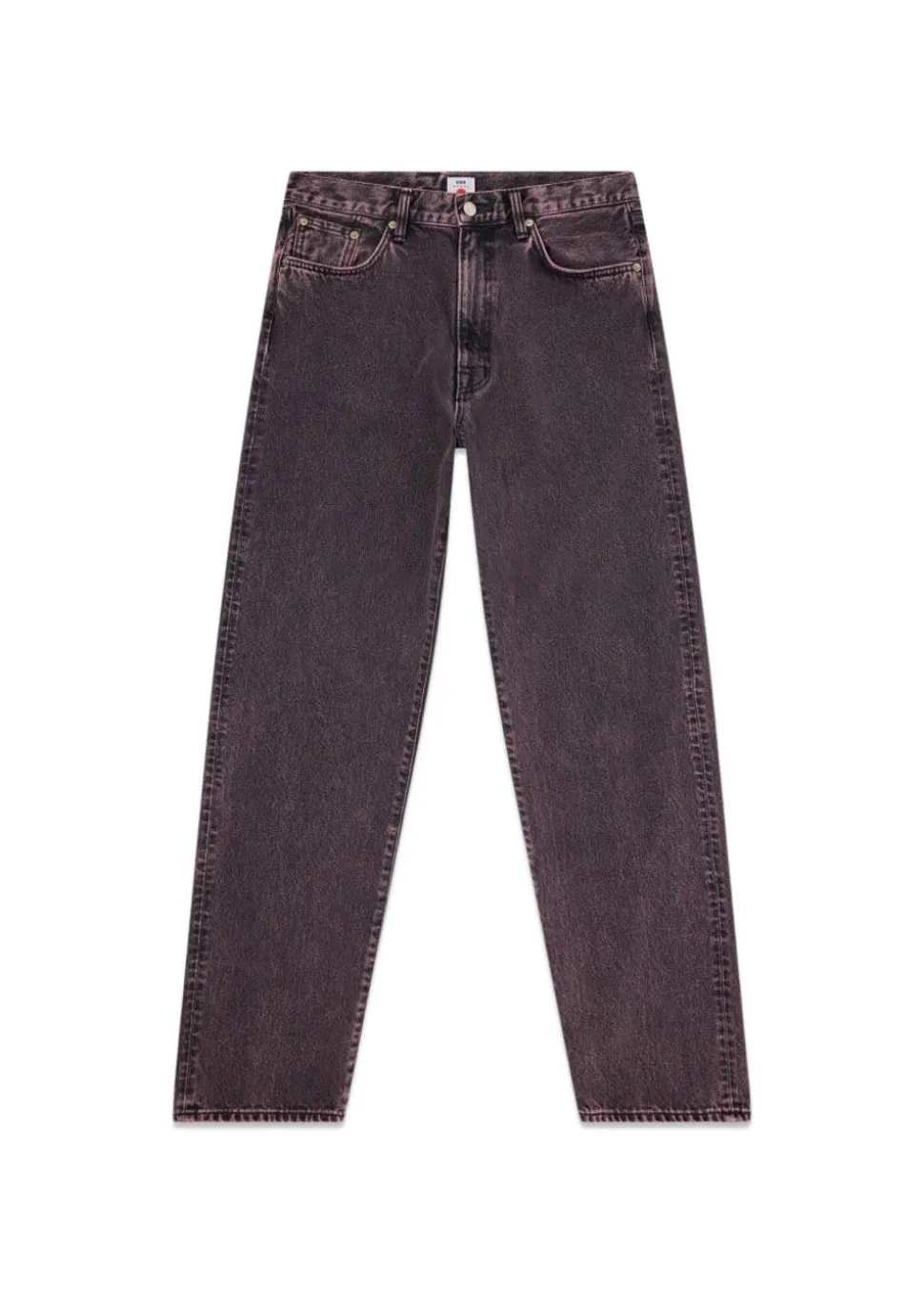 Loose Jeans Black Pink Overdye
