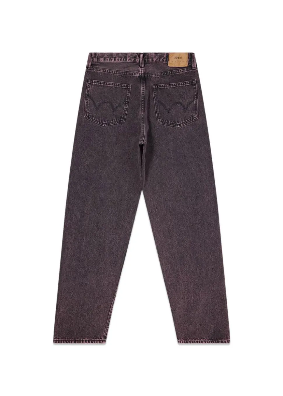 Loose Jeans Black Pink Overdye