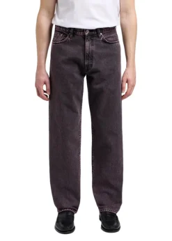 Loose Jeans Black Pink Overdye