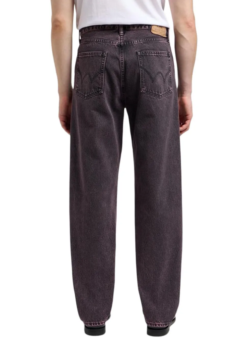 Loose Jeans Black Pink Overdye