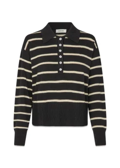 MalvaMD stripe polo