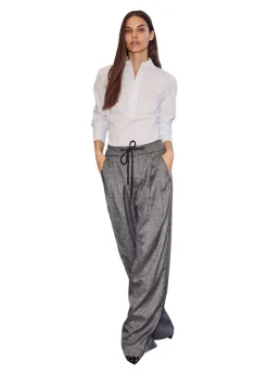 Michelle Check Tailor Tie Pants