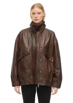 OVERSIZED LEATHER JACKET