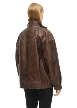 OVERSIZED LEATHER JACKET