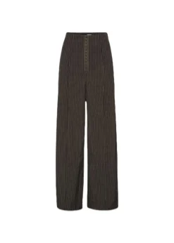 PINSTRIPE WIDE LEG PANTS