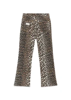 Print Denim Betzy Cropped