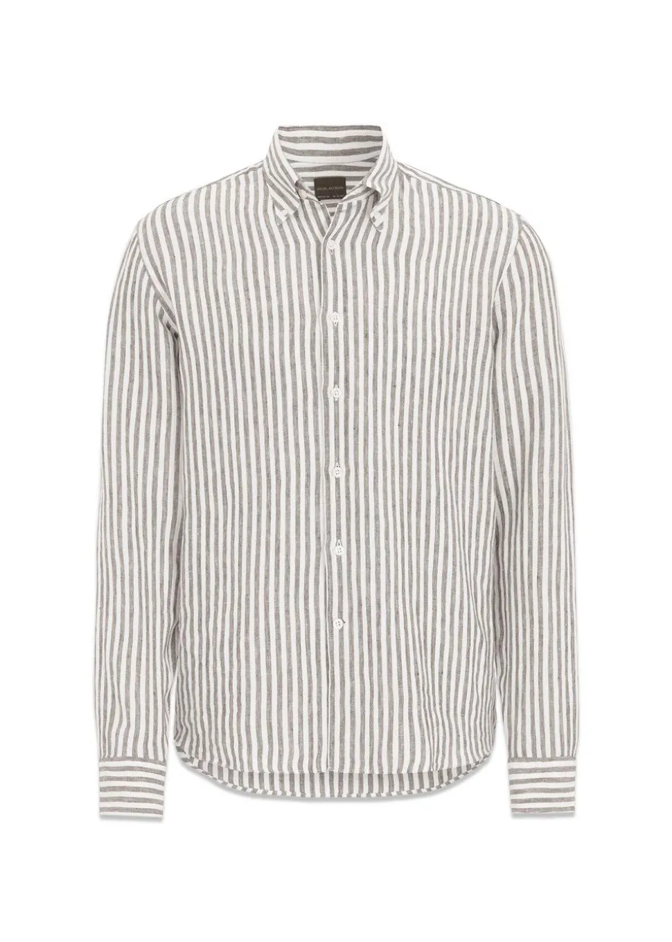 Reg Fit BD Striped Linen Shirt