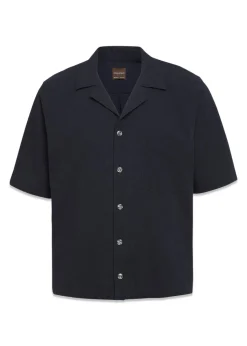 Reg Fit Cuban SS Seersucker Shirt
