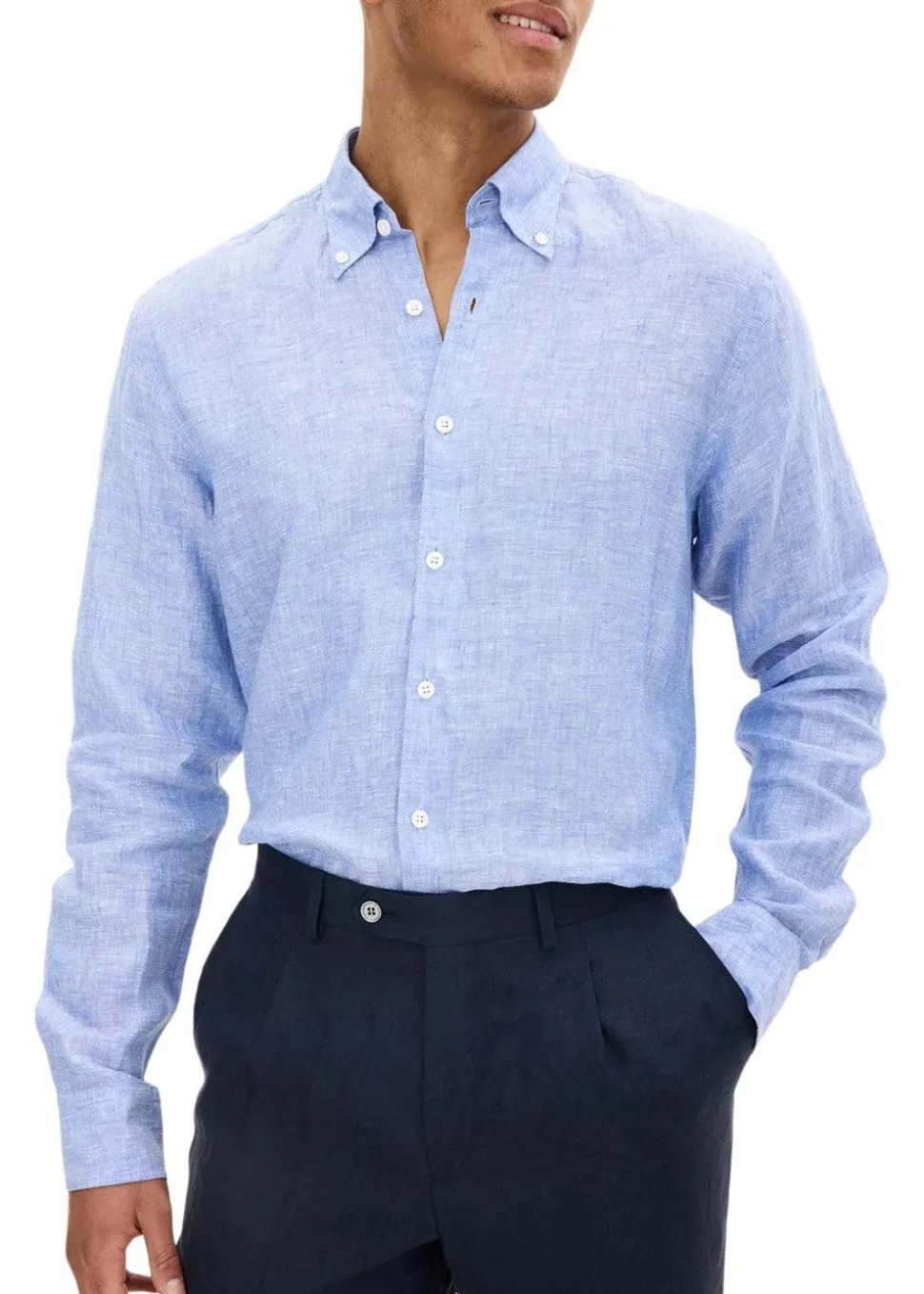 Regular Fit Signature Linen