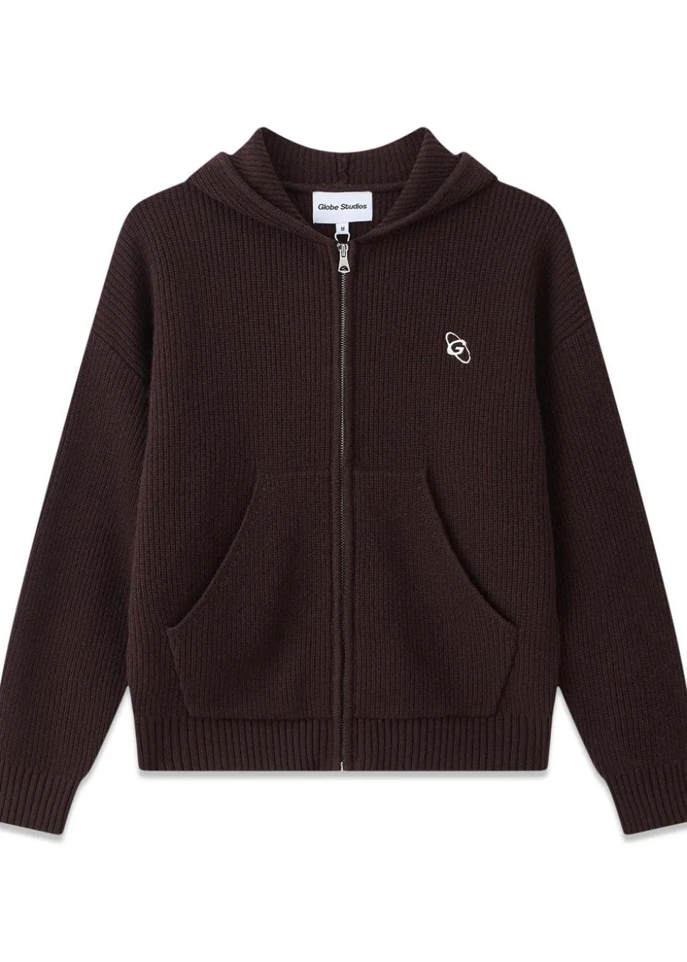Rib Wool Knit Hoodie