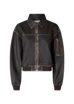 Rocker Leather Bomber