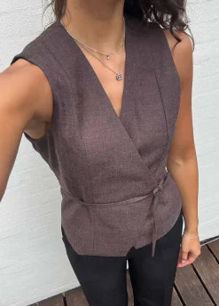 Samara Melange Waistcoat