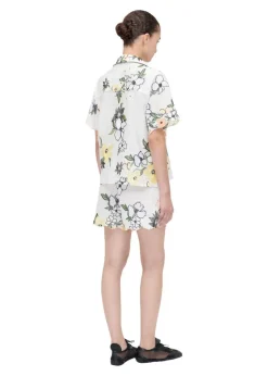 SCALLOPED ELASTICATED WAISTBAND SHORTS