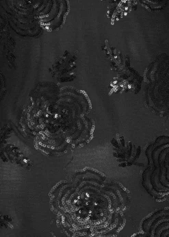 SEQUINS LS MINI DRESS