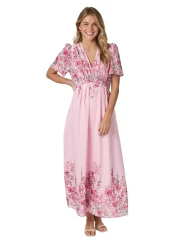 Serna Flower Print Dress