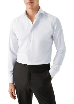 Slim Fit Signature Twill Cut Away