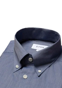 Slim-Twill Button Down Shirt