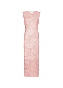 Tiranna Big Flower Mesh Dress