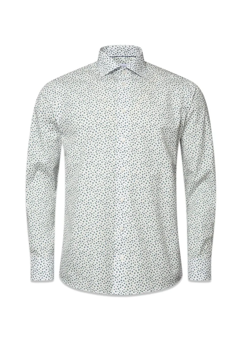 Umbrella Print Poplin Slim Shirt