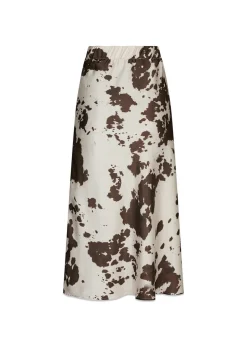 Viso Cow Print Skirt