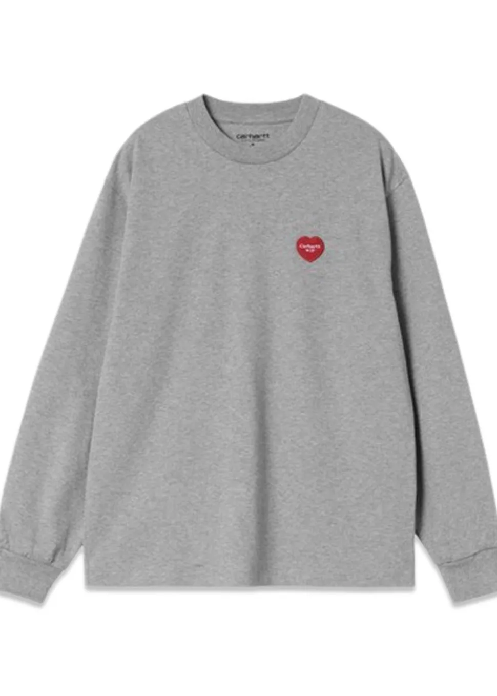 W L/S Heart Patch T-Shirt